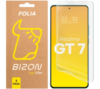 Folia ochronna Bizon 2 x matowa Film Sun do Realme GT 7