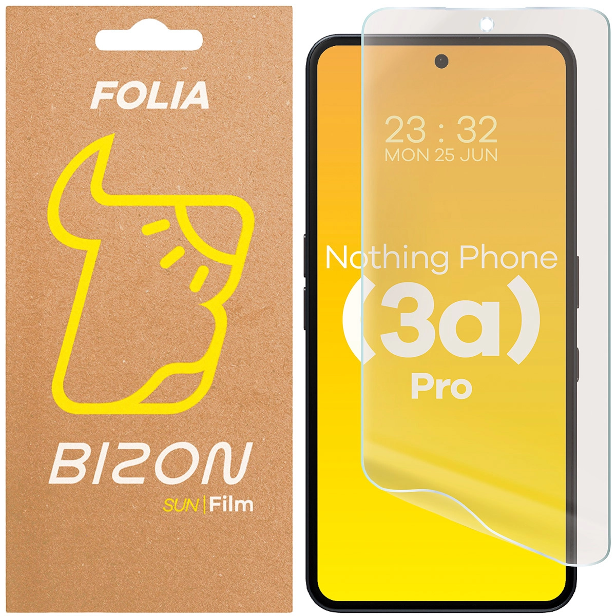 Folia ochronna Bizon matowa Film Sun do Nothing Phone (3a) Pro
