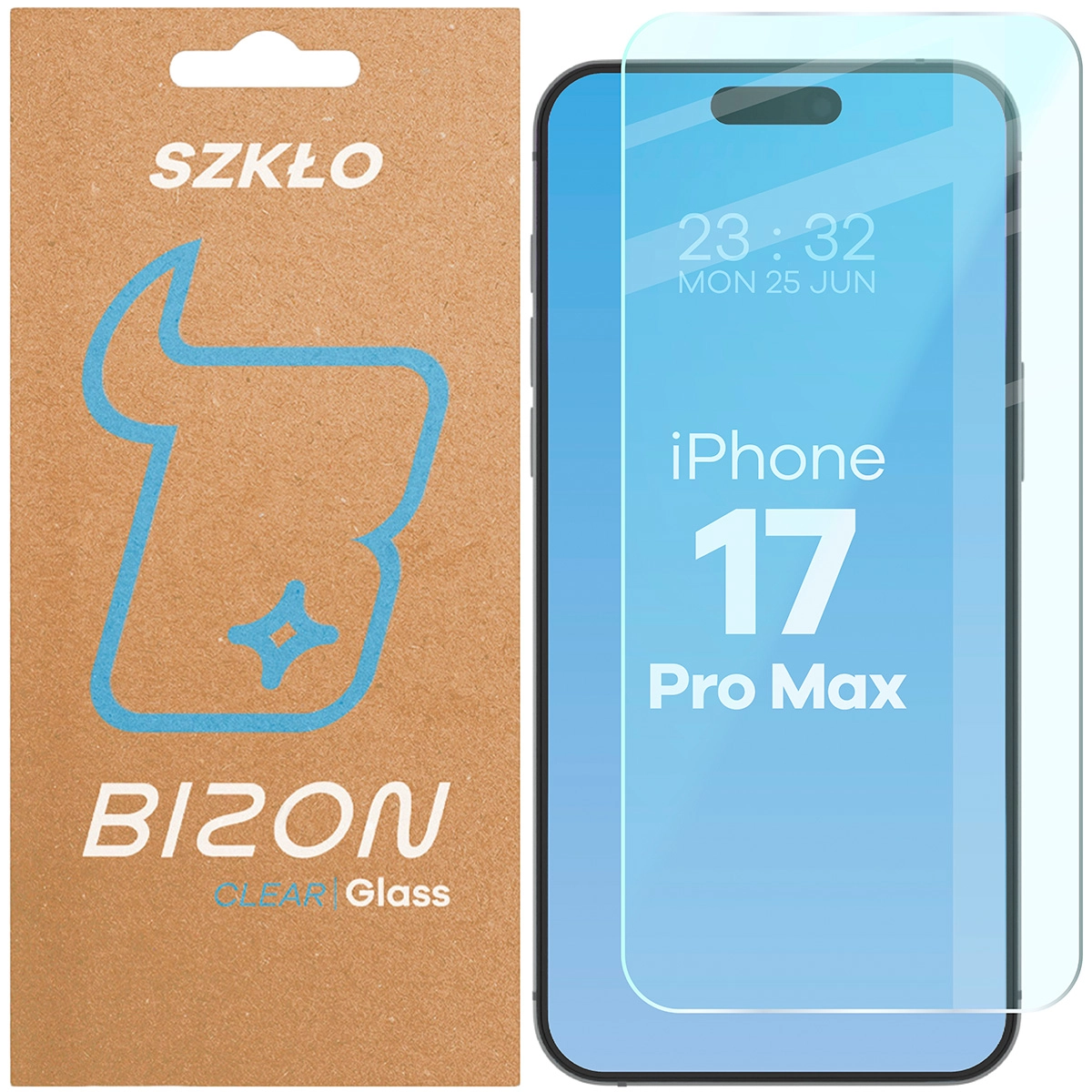 Szkło hartowane Bizon Clear 2 do Apple iPhone 17 Pro Max