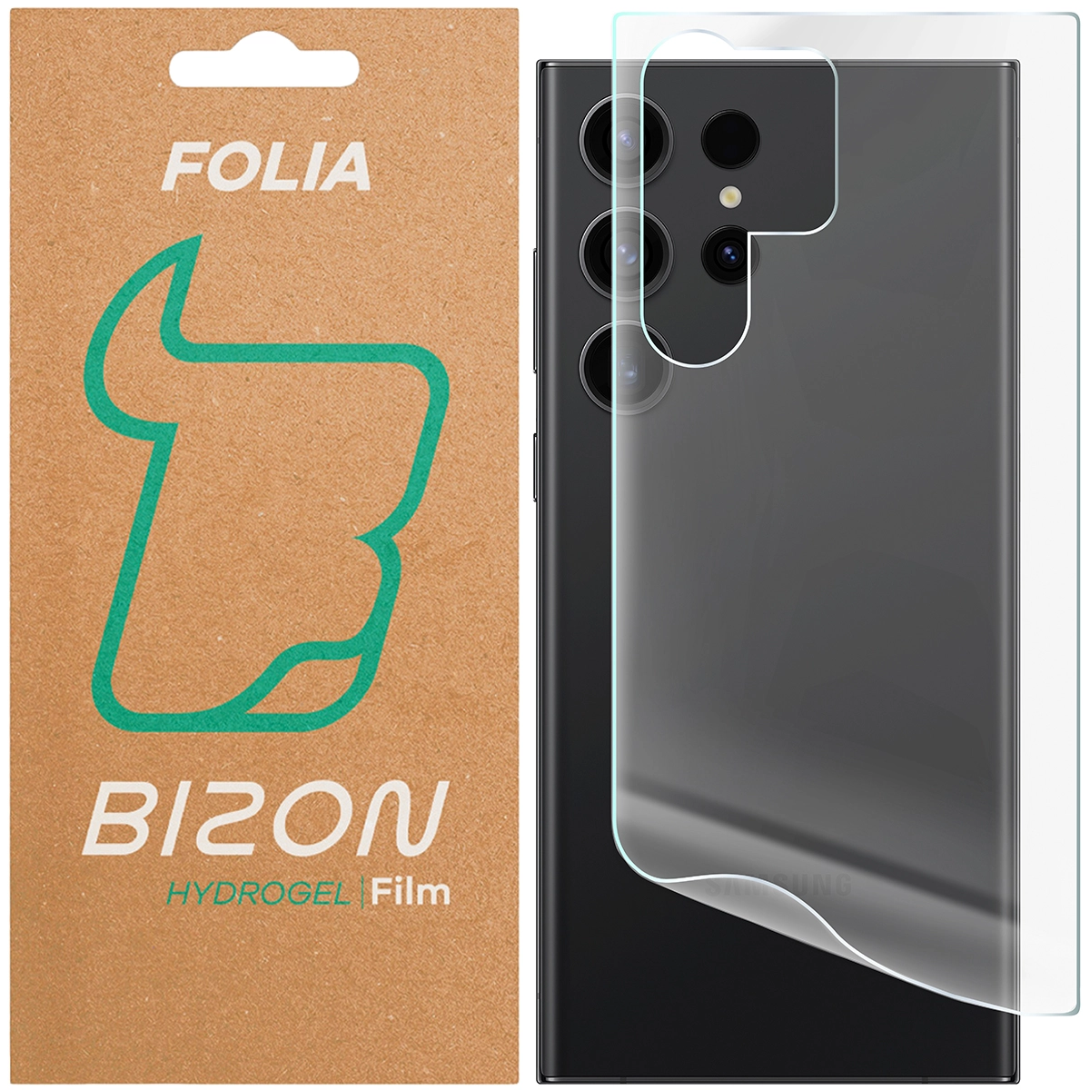 Folia hydrożelowa Bizon na tył Hydrogel Back do Samsung Galaxy S23 Ultra 1 sztuka