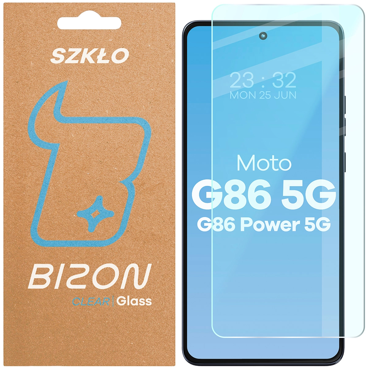 Szkło hartowane Bizon Clear 2 do Motorola Moto G86 5G / G86 Power 5G