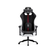 Diablo Chairs X-Player 2.0 Small do 90kg Skóra ECO Tkanina Biało-czarny