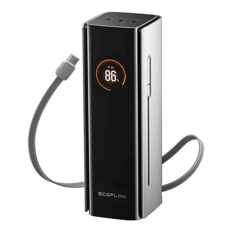 Powerbank EcoFlow RAPID Pro 27650mAh 300W Wbudowany kable USB-C Czarny