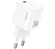 USAMS JO Series CC262 30W USB-C + kabel USB-C/Lightning 1m Biały
