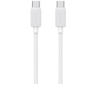 USAMS KY Series 60W USB-C do USB-C 1m Biały