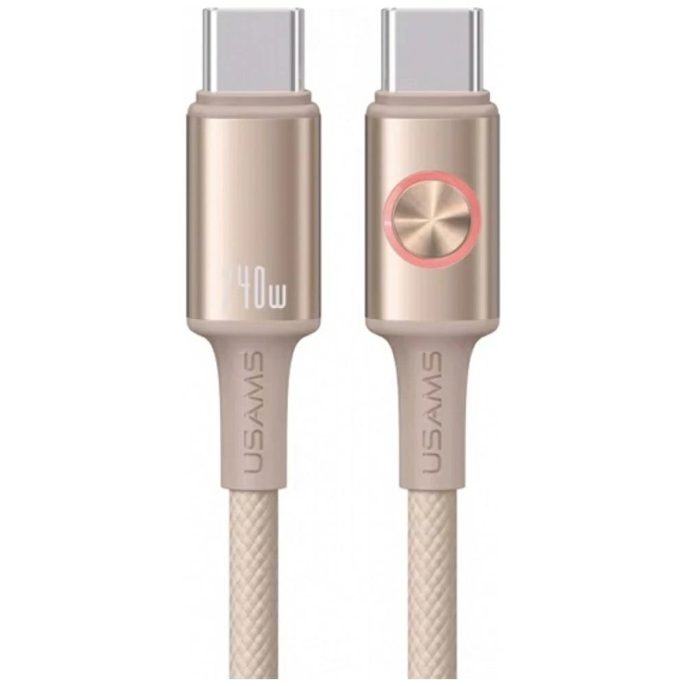 Kabel USAMS Huan Series 240W USB-C do USB-C 1,2m Tytanowy