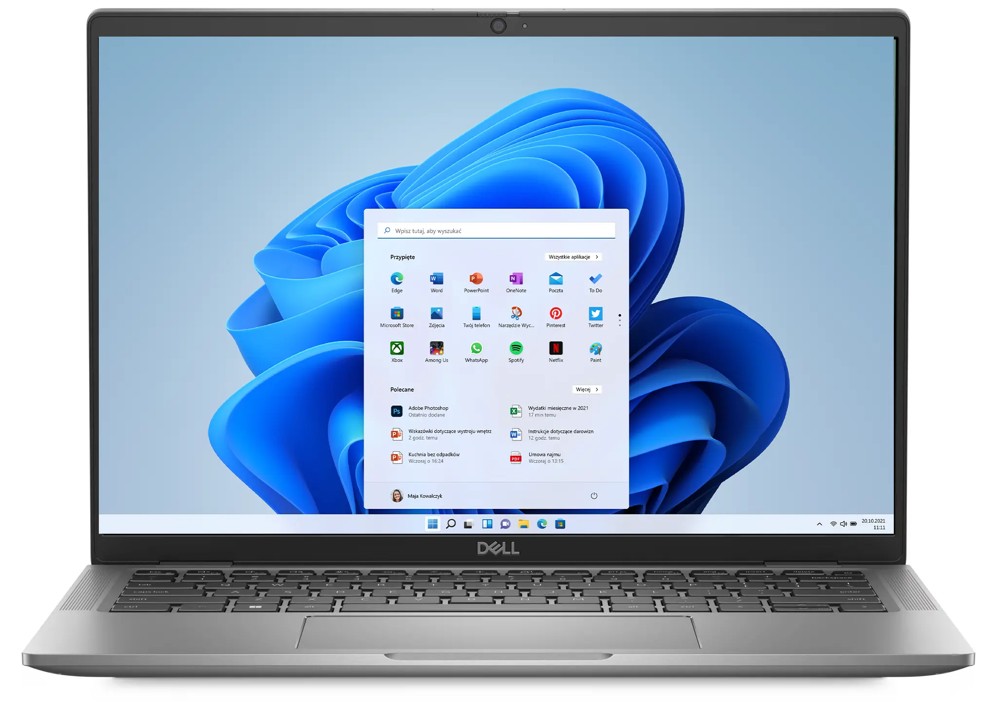 Laptop biznesowy Dell Latitude 7450 14" Ultra 5 135U 16GB RAM 1TB Dysk SSD Win11 Pro Srebrny Funkcje AI