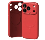 Mercury Semi-Silicone MagSafe do iPhone 17 Pro czerwony