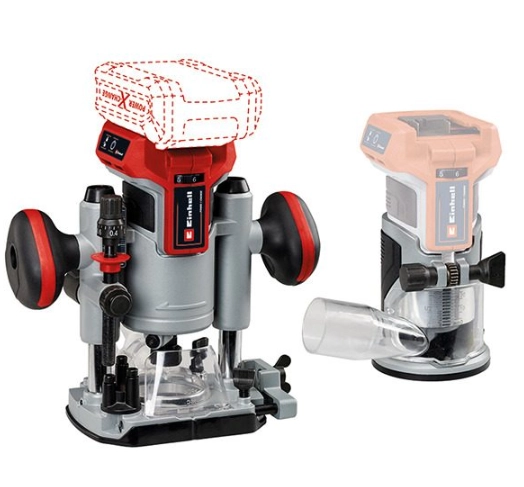 Frezarka górnowrzecionowa Einhell TP-RO 18 Set Li BL Solo 4350410