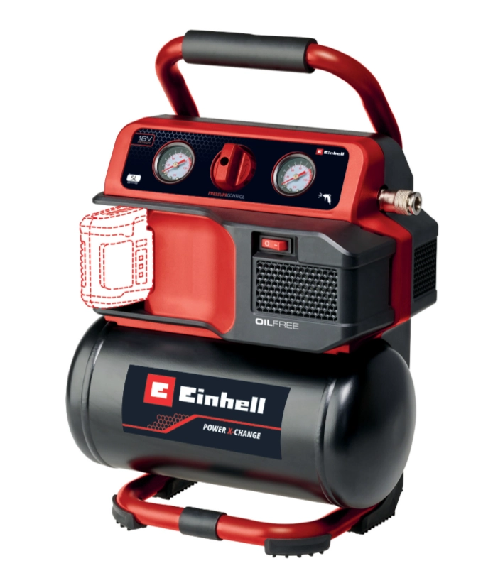 Kompresor bezolejowy Einhell TE-AC 18/75 OF-Solo 4020410
