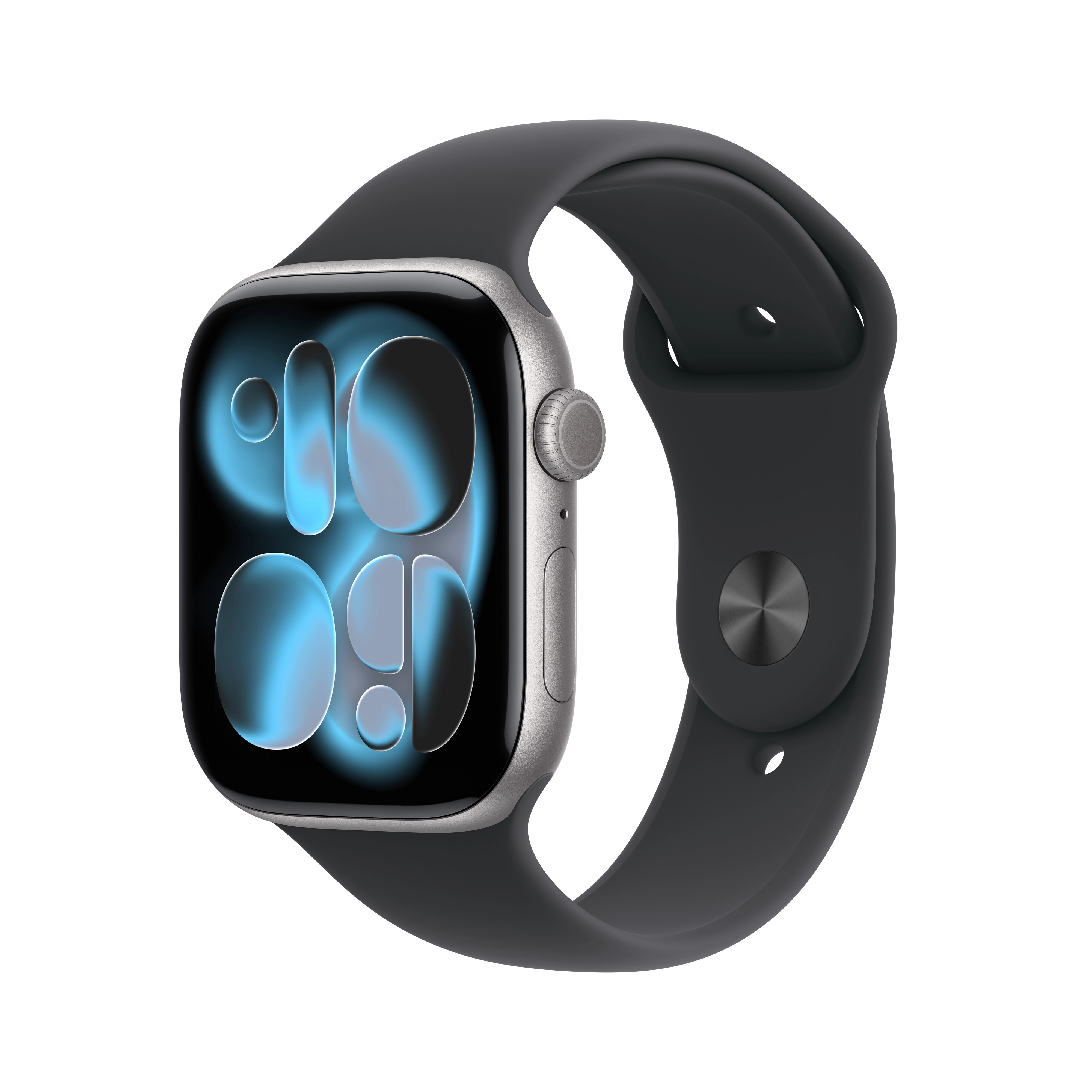 Apple Watch Series 11 GPS 46mm z aluminium Gwiezdna szarość Pasek sportowy Czarny S/M