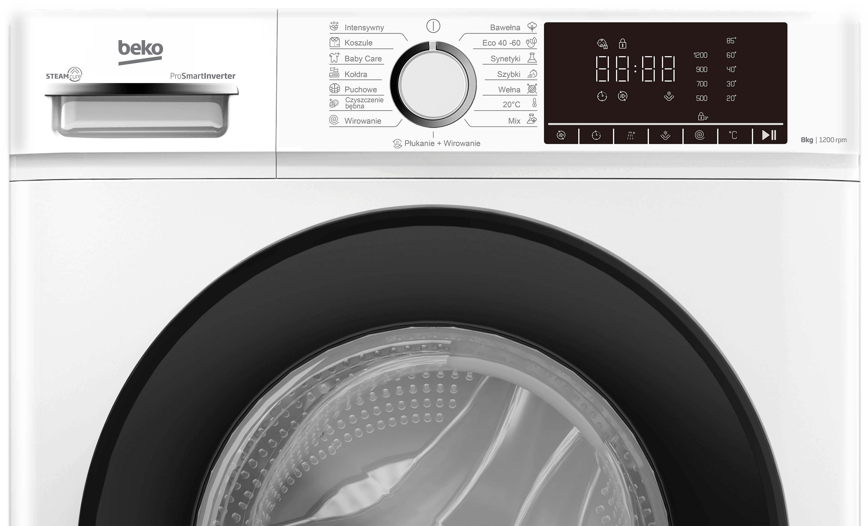 фото Стиральная машина автоматическая Beko B1WFM2821BBPL 2