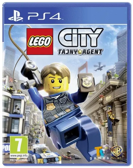LEGO CITY Tajny Agent Gra na PS4 (Kompatybilna z PS5)