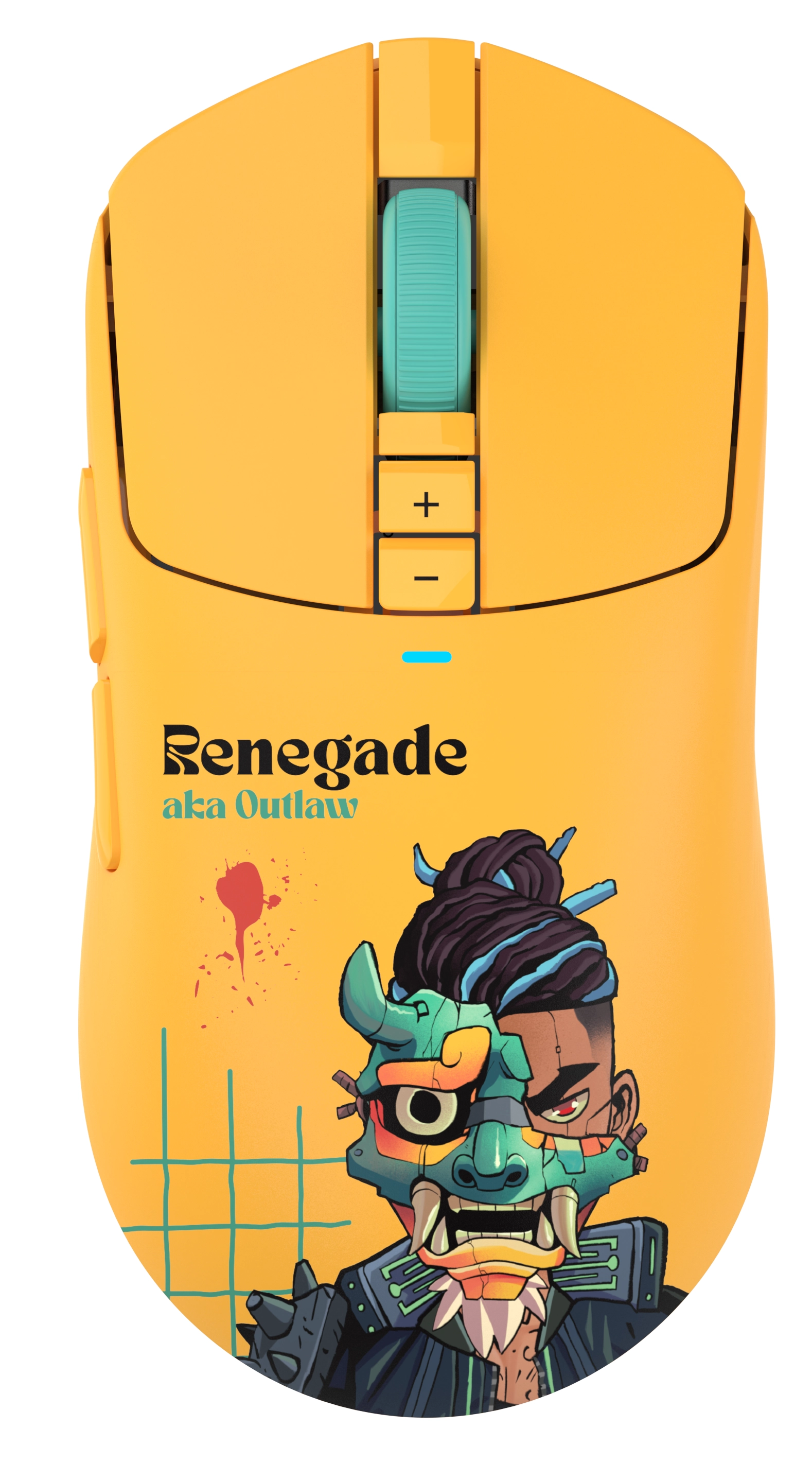 Myszka gamingowa A4tech Bloody R72 Ultra Duo Renegade Sunset Żółty