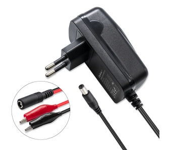 Ładowarka Qoltec 52425 Automatyczna do akumulatora AGM GEL STD 6V  / 1A Prostownik z sygnalizatorem LED