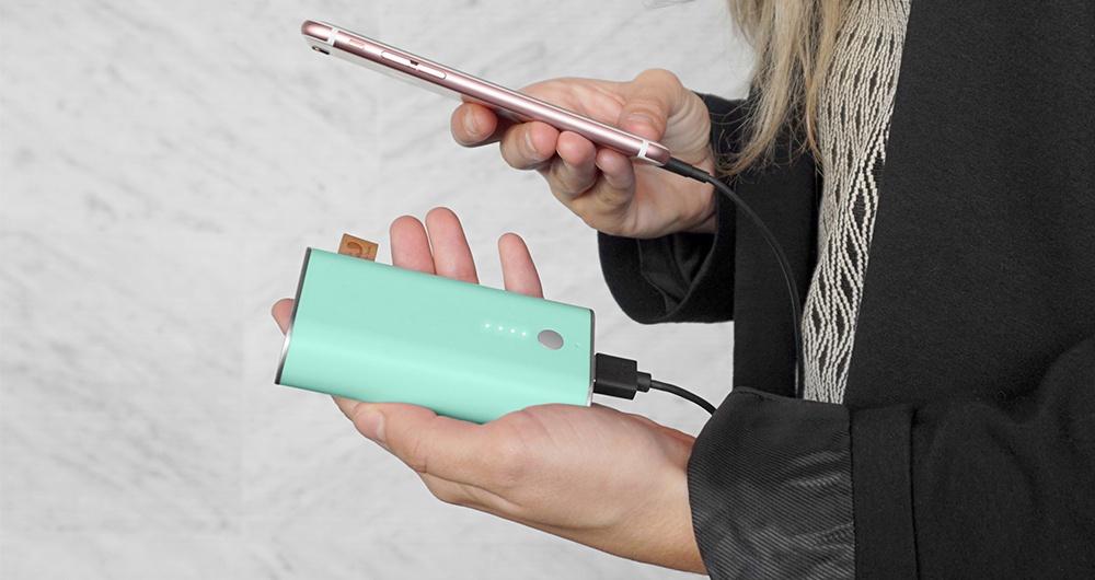 Powerbank Fresh 'n Rebel 6000 mAh Peppermint