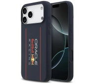 Red Bull Racing Silicone Oversize Vertical Logo MagSafe do iPhone 17 Pro Max Granatowy