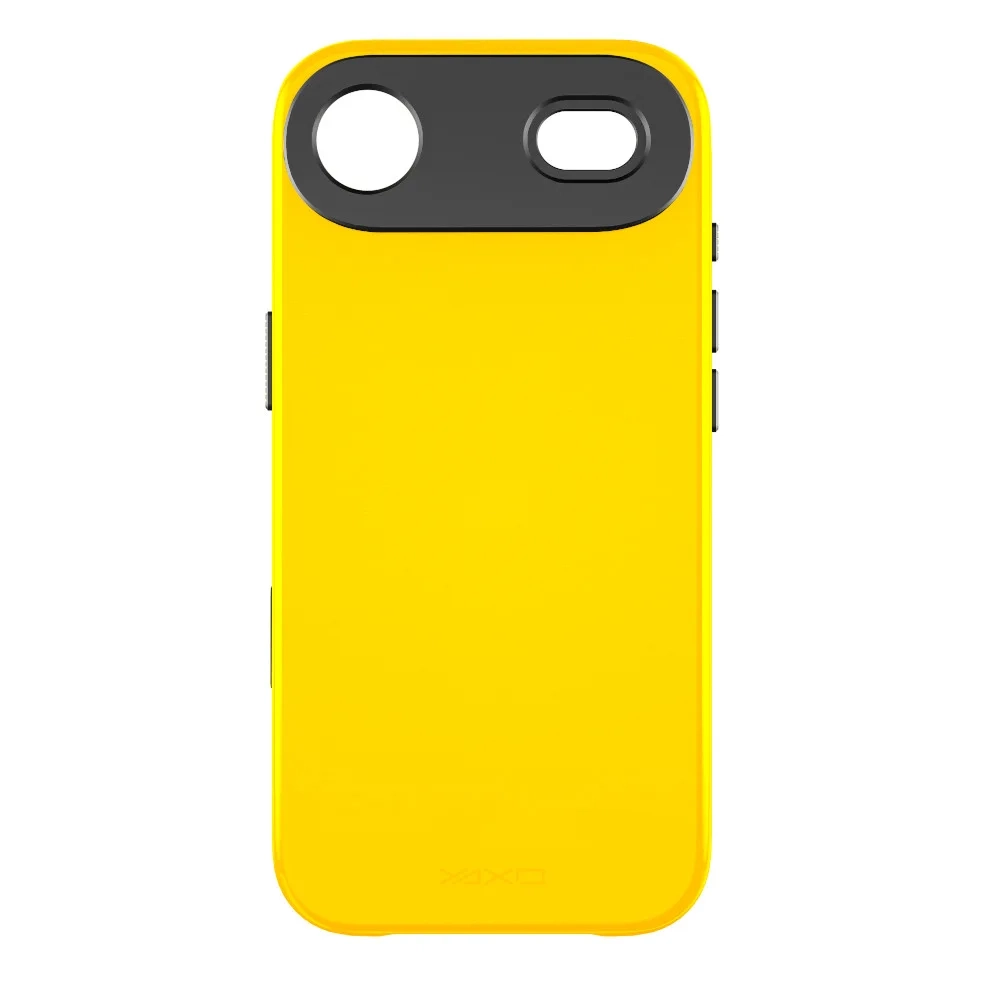 Etui Yaxo Leather Gear Slim Case MagSafe do iPhone Air Żółty