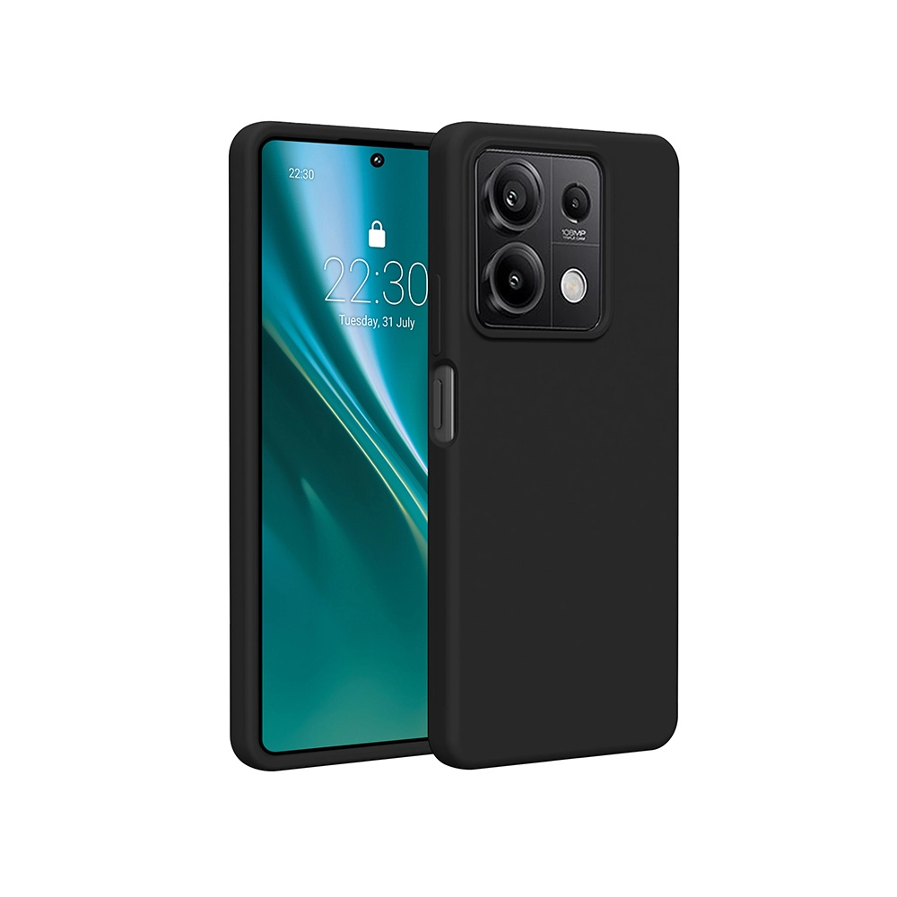 Etui Etteri Silicone Case do Xiami Redmi Note 13 4G Czarny