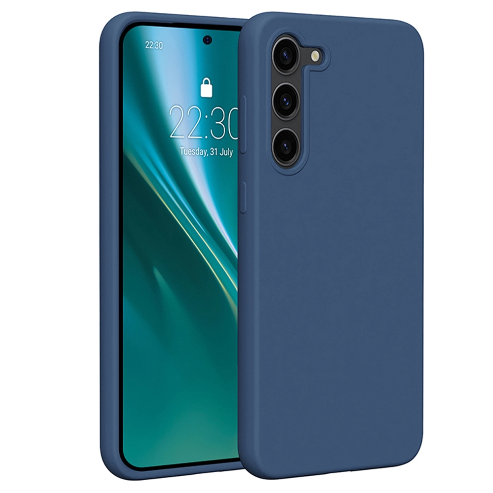 Etui Etteri Silicone Case Galaxy S23 Plus Niebieski