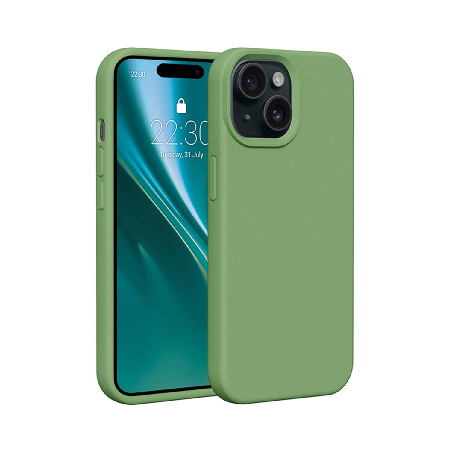 Etui Etteri Silicone Case do iPhone 14 Zielony