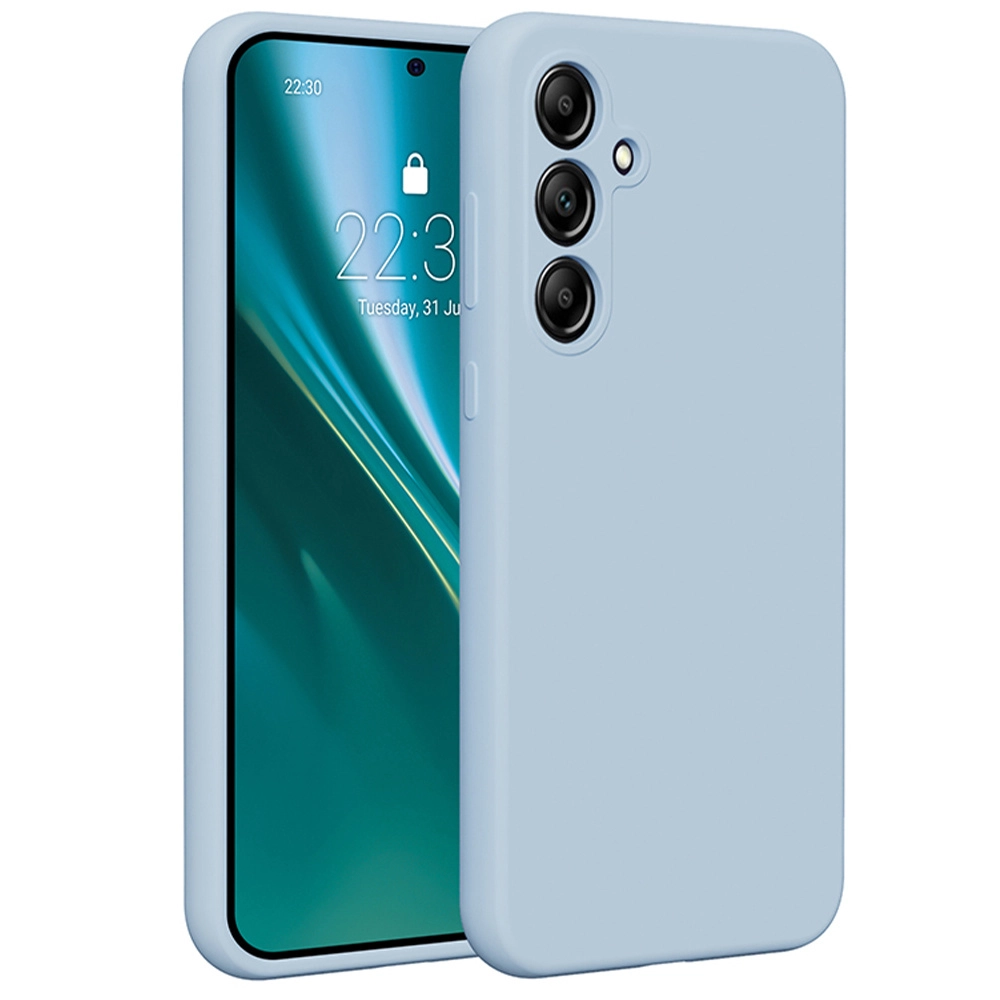 Etui Etteri Silicone Case do Galaxy A35 5G Niebieski