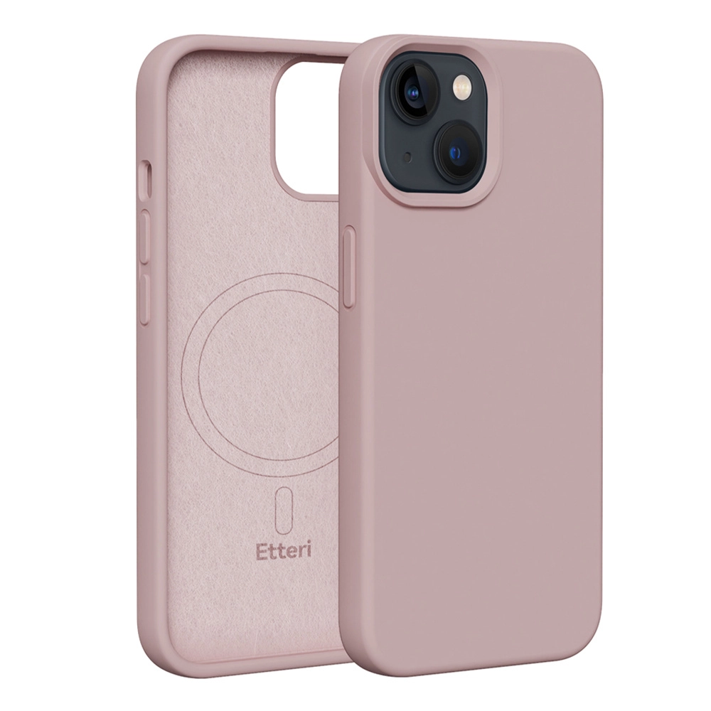 Etui Etteri Silicone Case do iPhone 13 Różowy