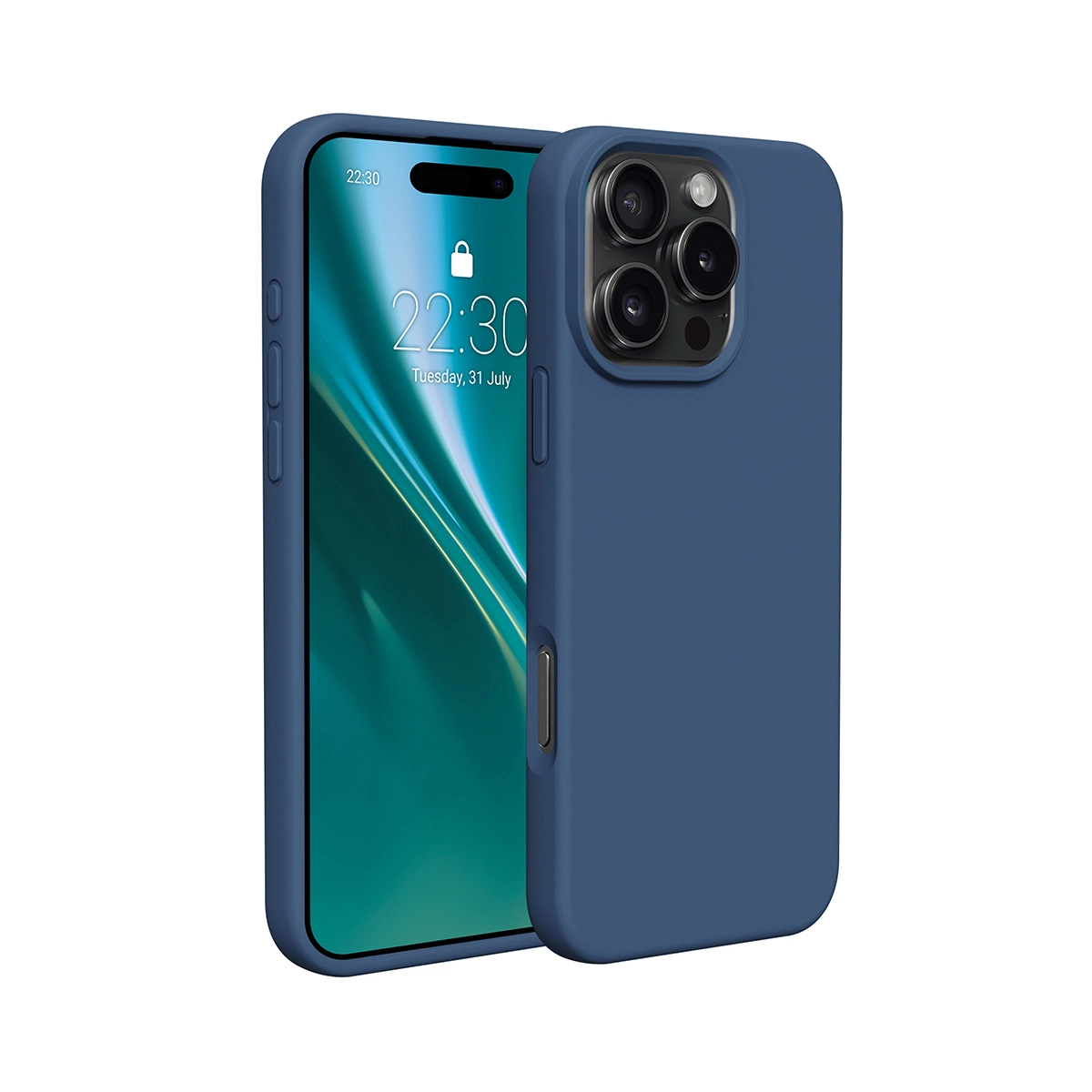 Etui Etteri Silicone Case do iPhone 16 Pro 6,3" Niebieski