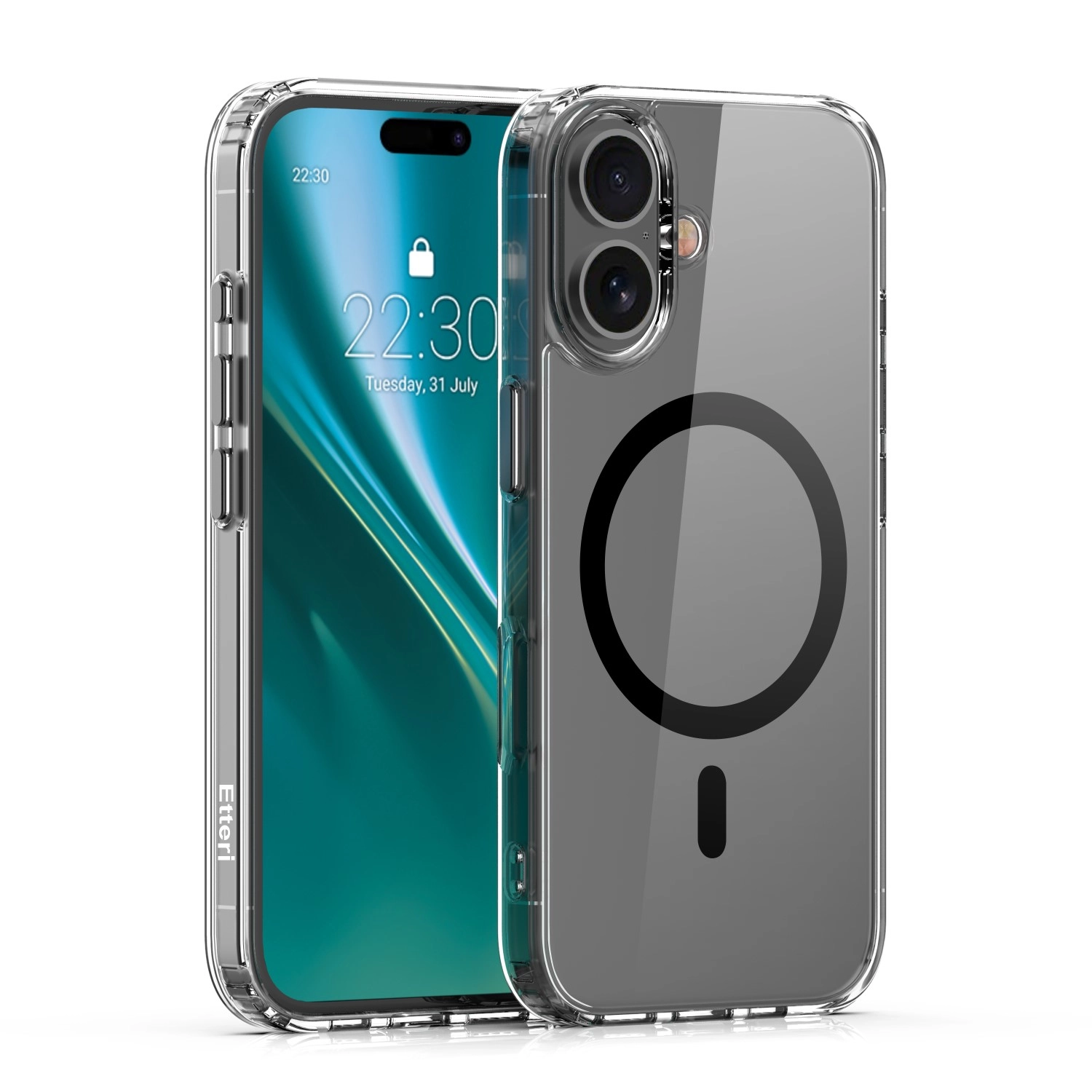 Etui Etteri Color Mag do iPhone 16 Plus Czarny