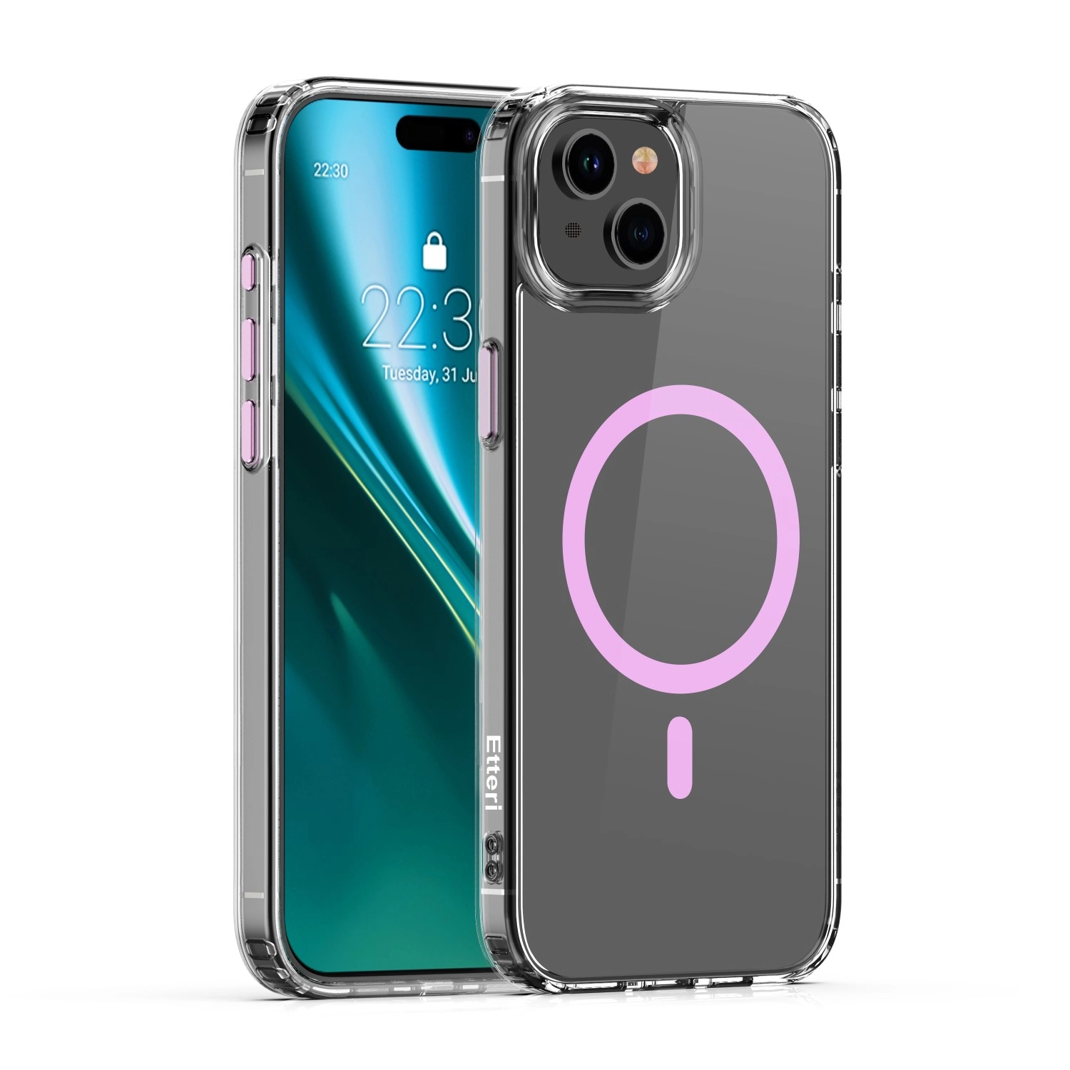 Etui Etteri Color Mag do iPhone 15 Różowy