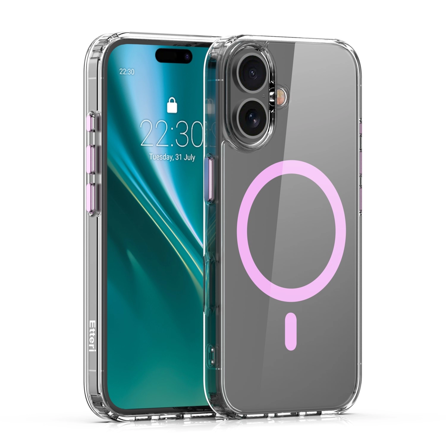 Etui Etteri Color Mag do iPhone 16 Plus Różowy