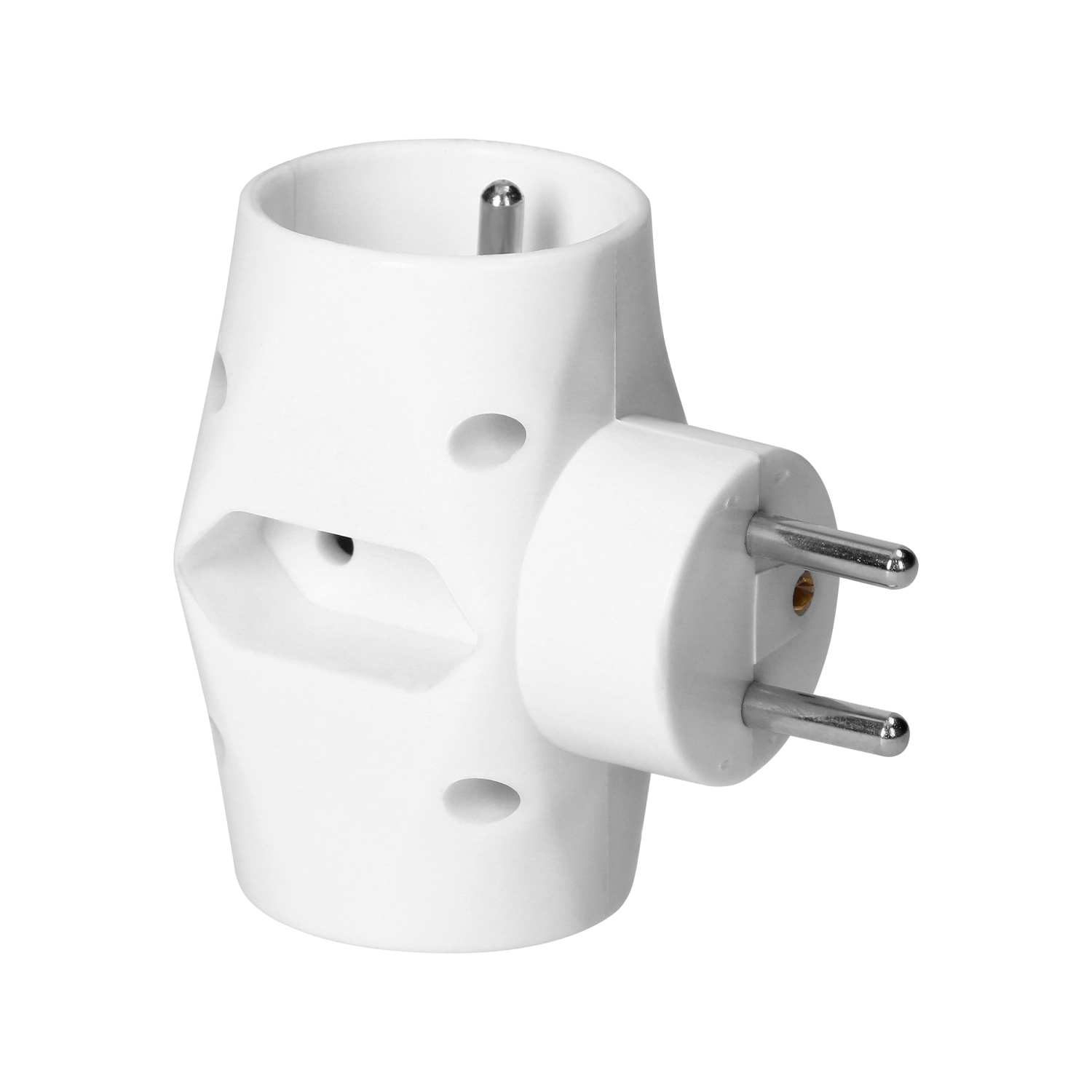 Rozgałęziacz Orno OR-AE-13221 3 gniazda Biały