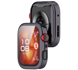 Nakładka na tarczę Bizon Felipe do Huawei Watch Fit 4 Pro szary