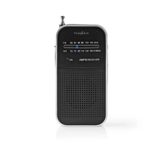 Radioodbiornik Nedis RDFM1110SI Radio FM Czarny