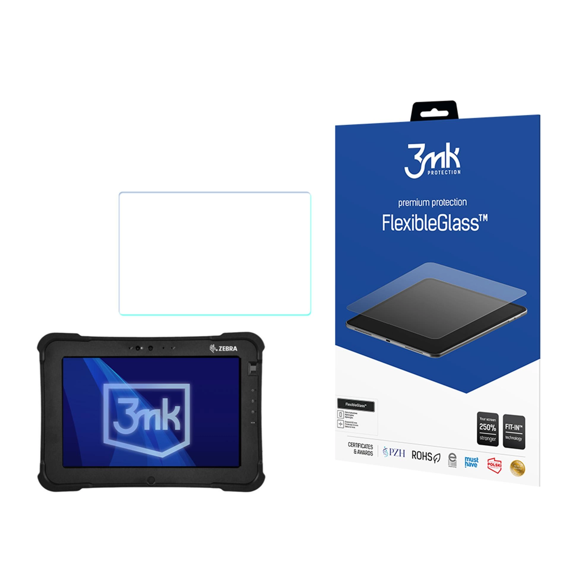 Szkło hybrydowe 3mk up to 11" FlexibleGlass do Zebra XSlate L10