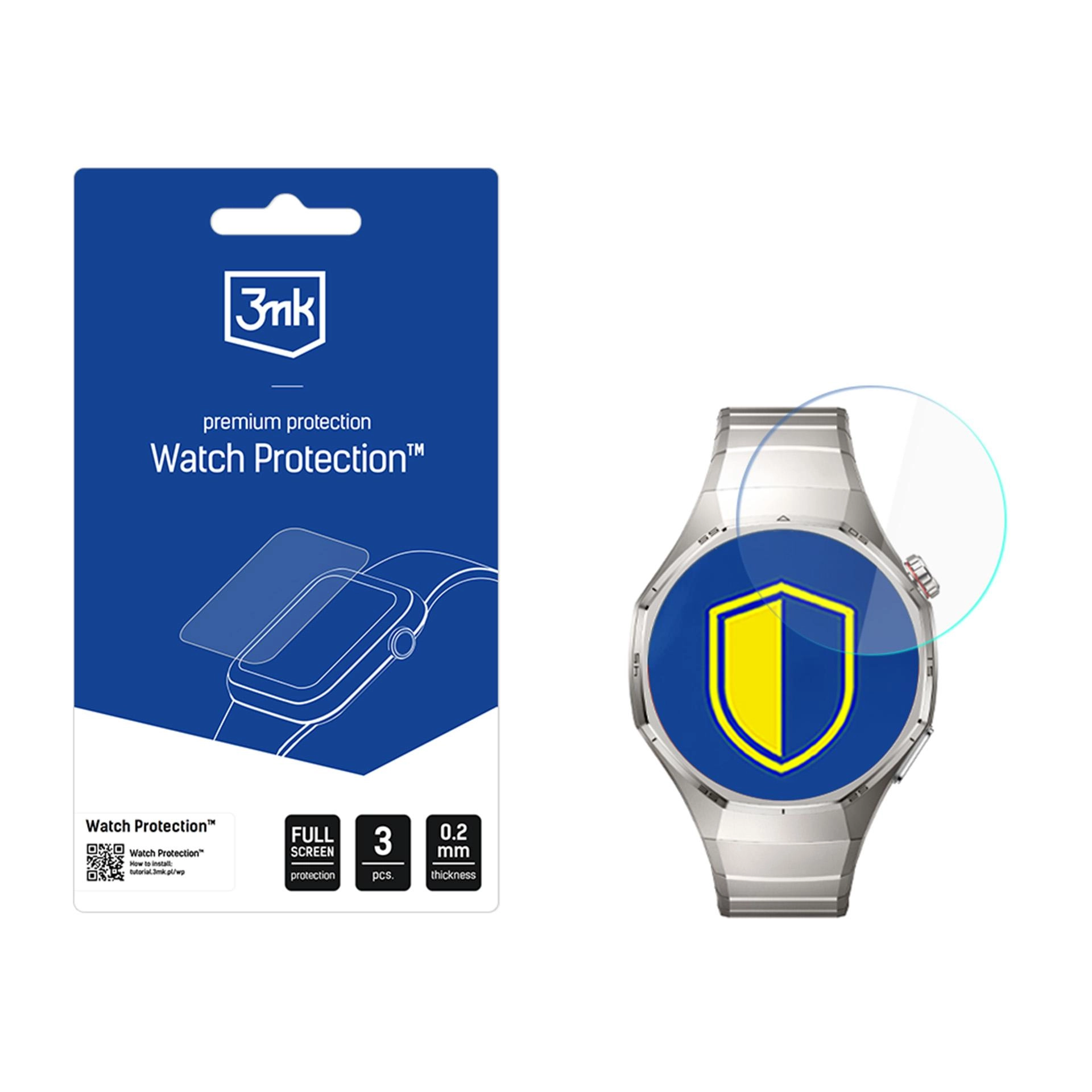 Szkło hybrydowe 3mk Watch Protection FlexibleGlass do Huawei Watch GT 6 Pro 46mm