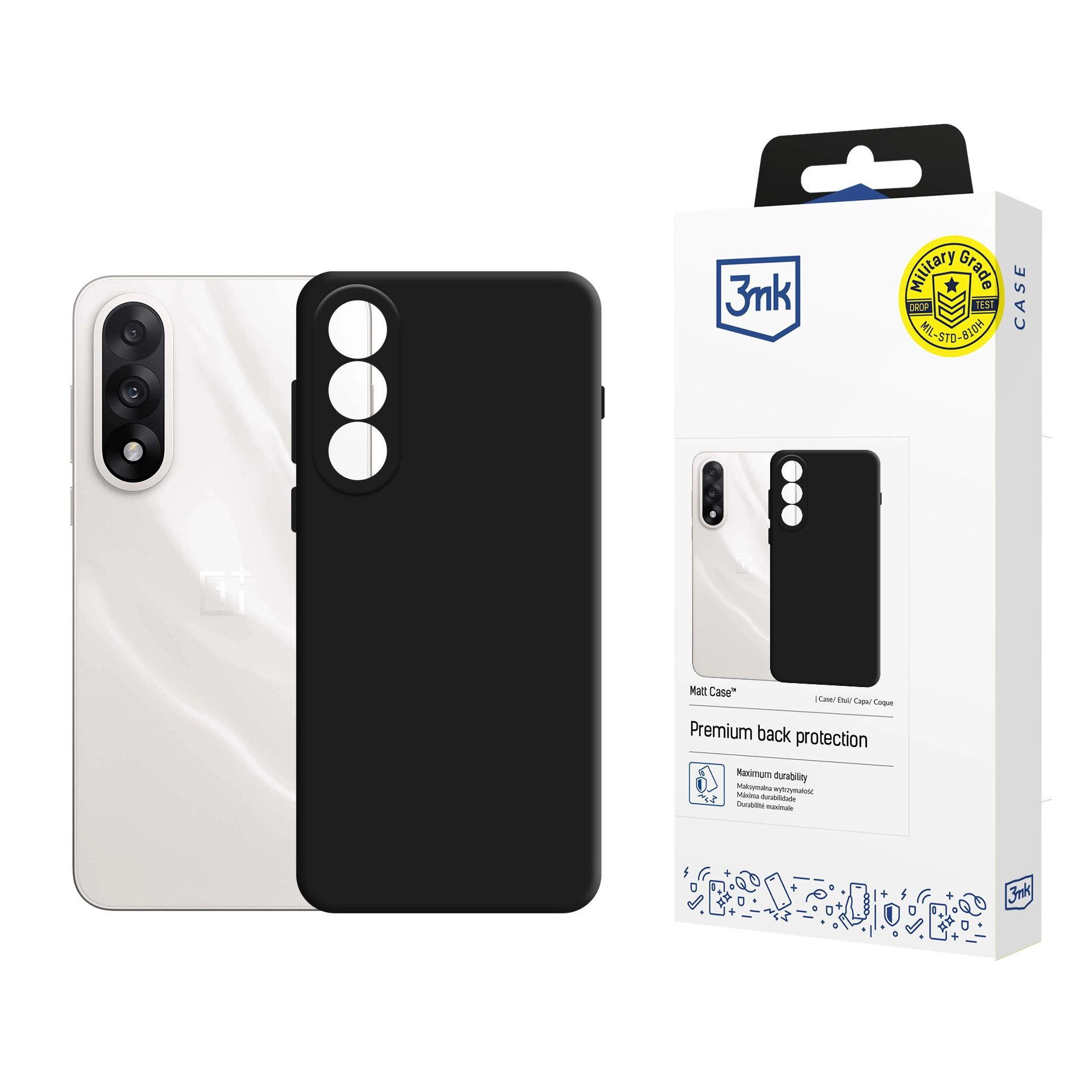 Etui 3mk Matt Case do OnePlus Nord 5 Czarny