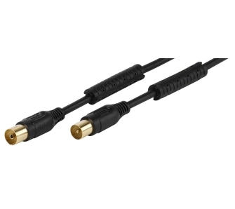 Kabel antenowy Vivanco 48124 1,5m Czarny