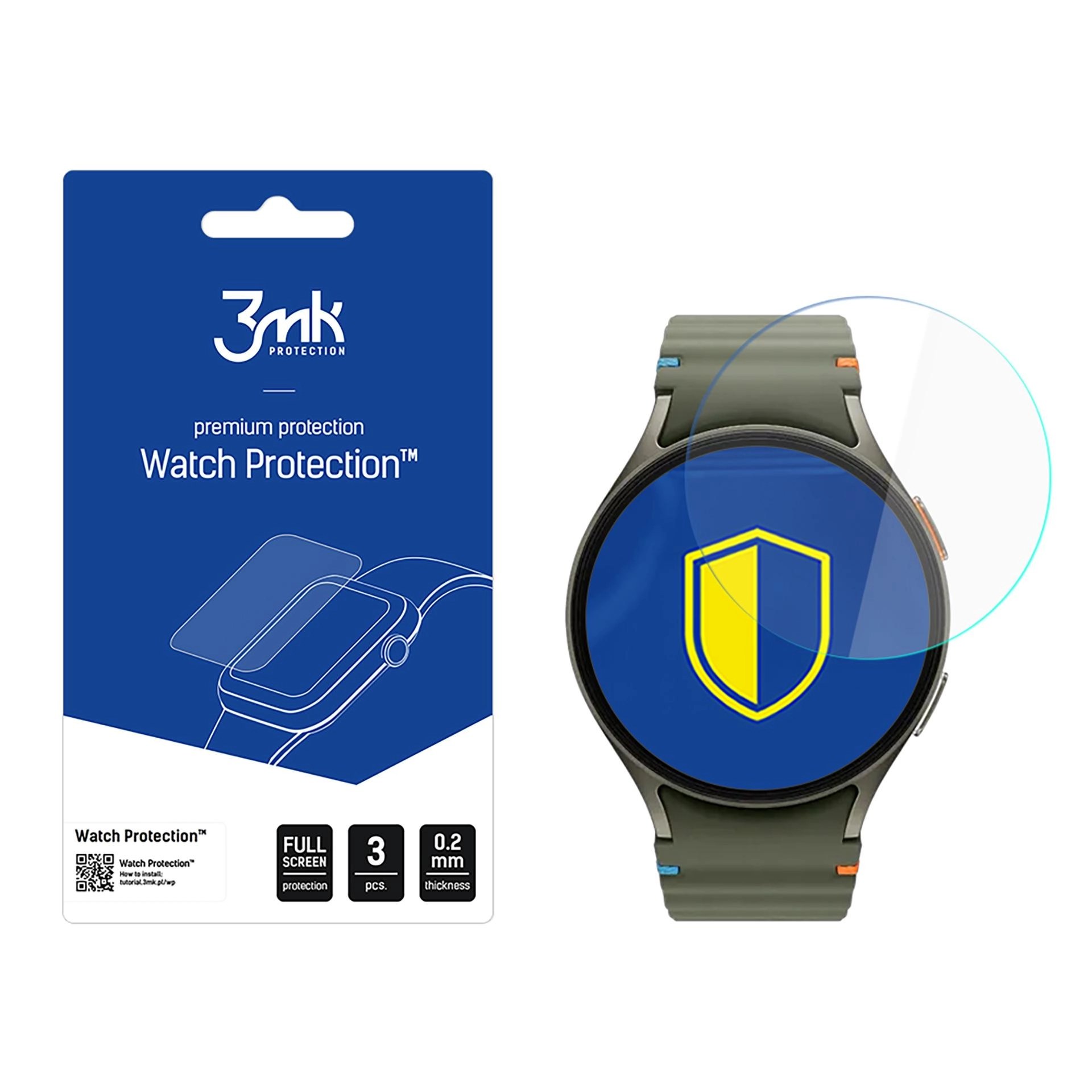 Szkło hybrydowe 3mk Watch Protection FlexibleGlass do Samsung Galaxy Watch 7 44mm