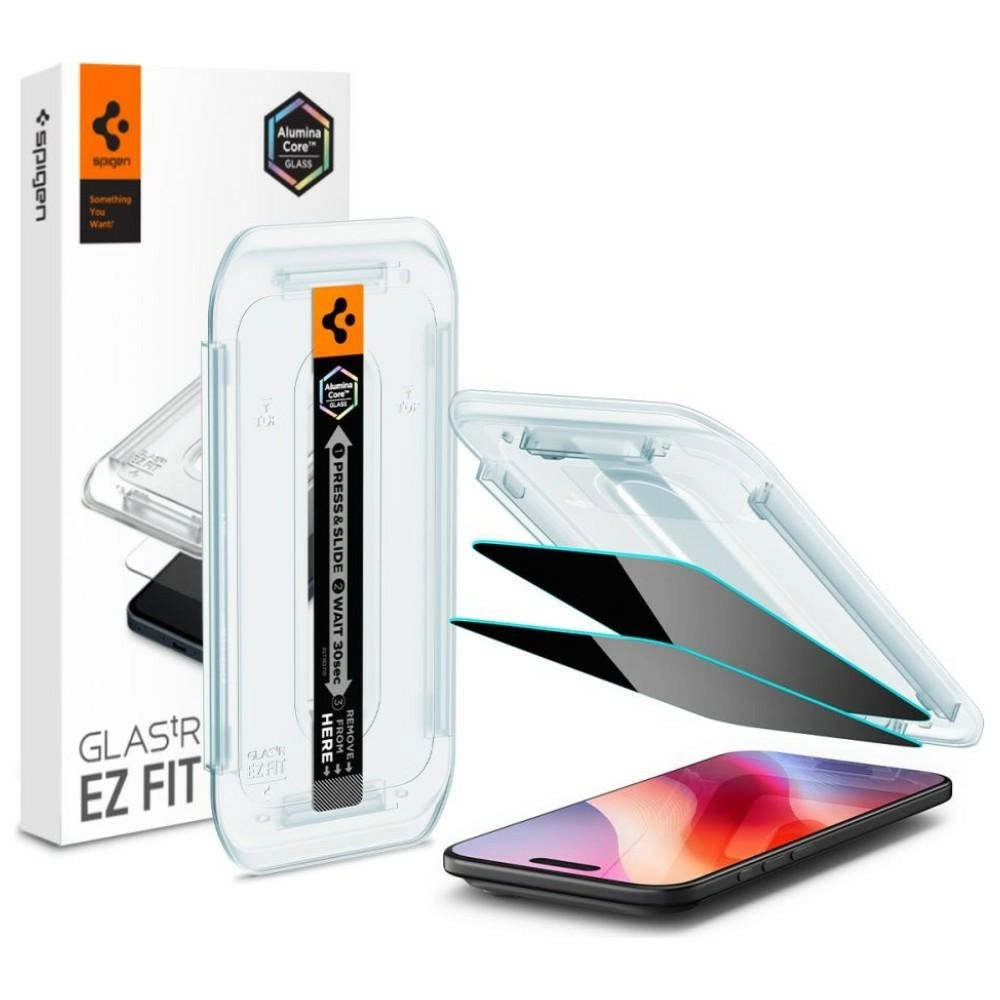 Folia hydrożelowa Spigen Glas.TR "EZ FIT" prywatyzujące do iPhone Air 2szt