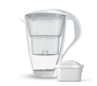 Dzbanek filtrujący Dafi Crystal LED 2l 1 wkład Biały