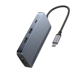 Hub USB Anker PowerExpand A83790A2 8w1 USB-C Szary