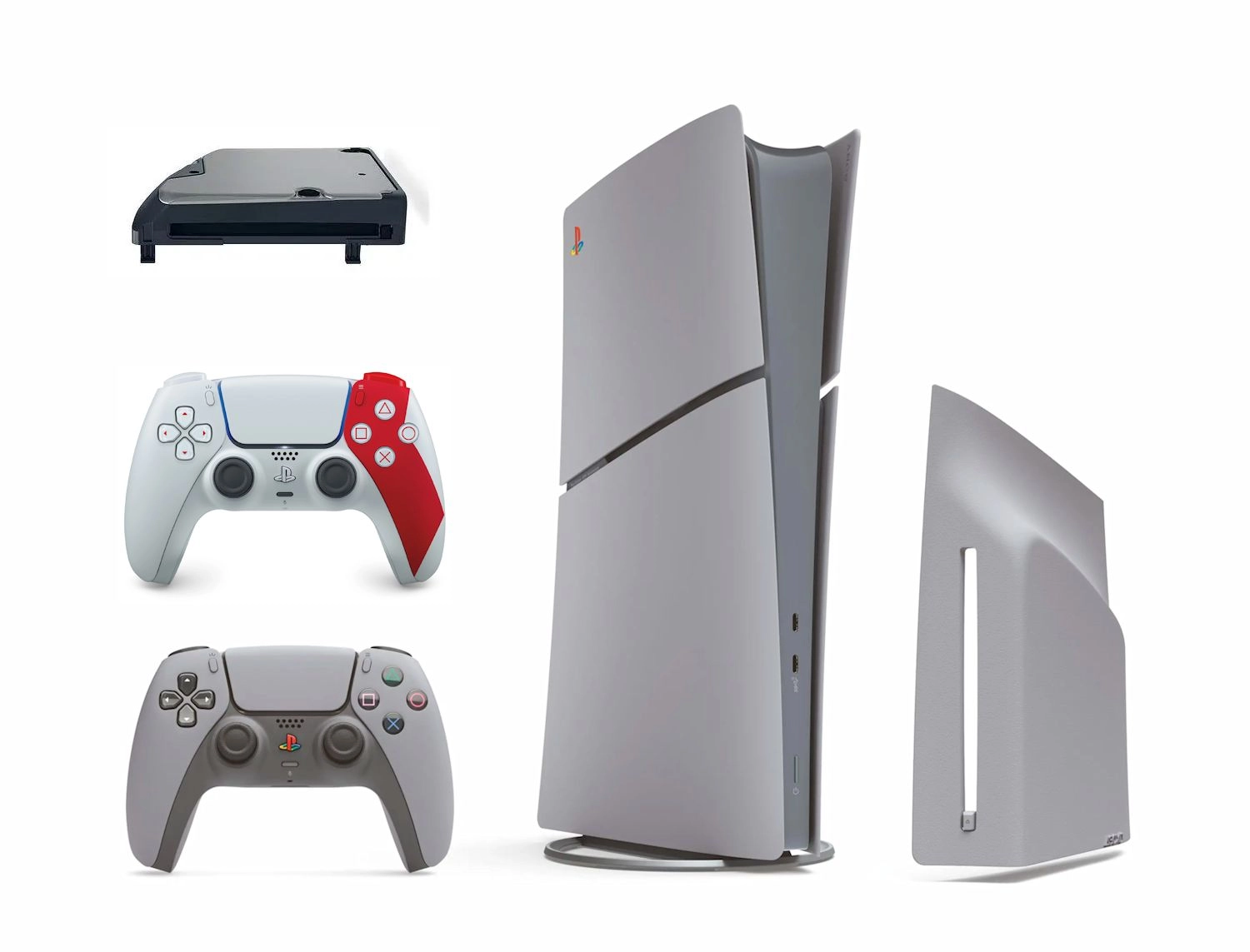 Konsola Sony PlayStation 5 Digital Slim D Chassis (PS5) 1TB Edycja 30. rocznica + Dodatkowy Pad God of War Edycja 20th + Napęd