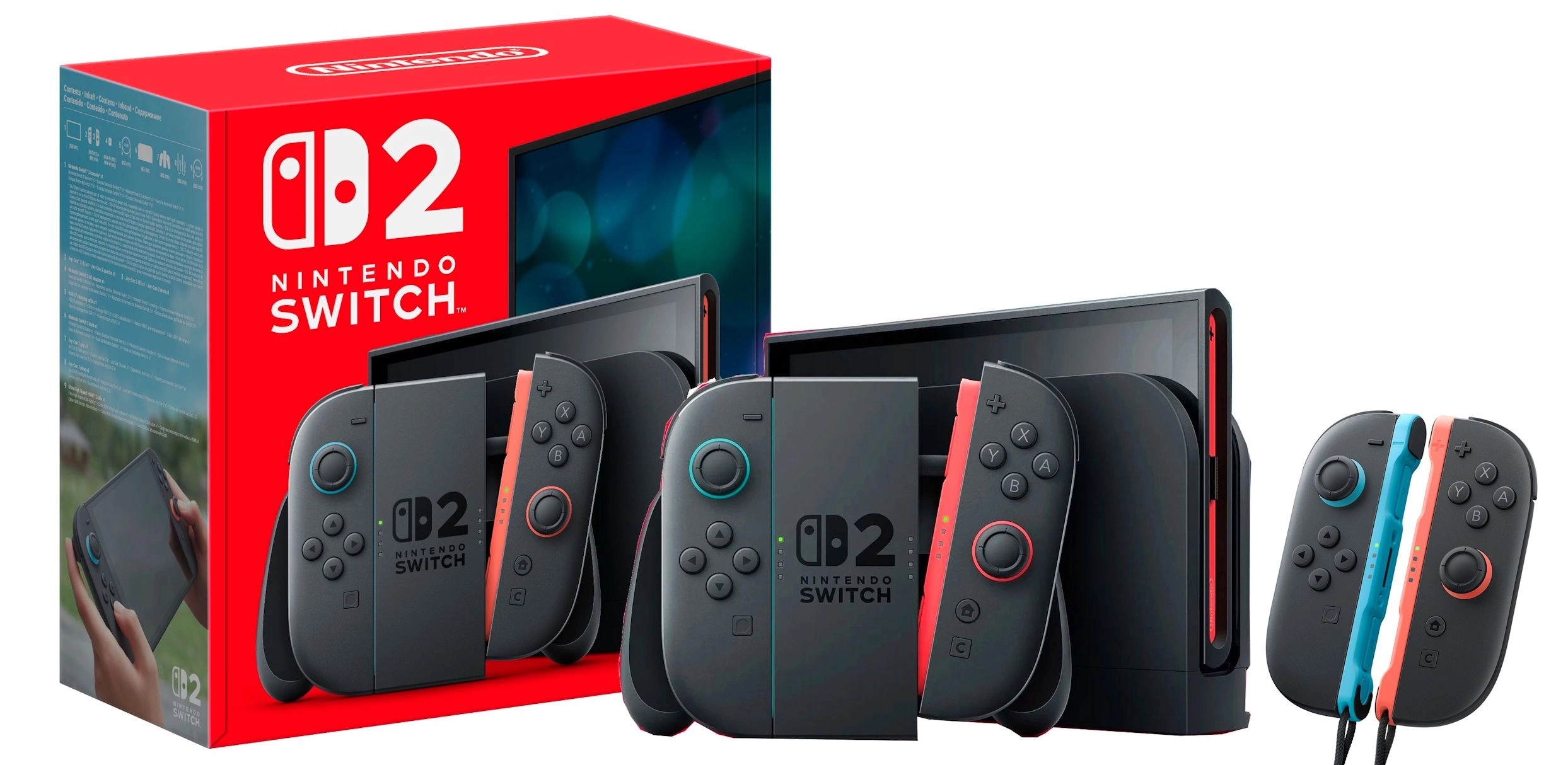 Konsola Nintendo Switch 2 Joy-Con Czarny + Joy-Con 2 Pair (2szt)