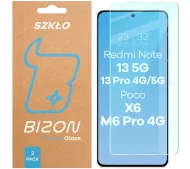 Bizon Clear Duo do Xiaomi POCO X6 / M6 Pro 4G / Xiaomi Redmi Note 13 5G / 13 Pro 4G/5G