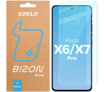 Szkło hartowane Bizon Clear Duo do Xiaomi POCO X6 Pro / Xiaomi POCO X7 Pro