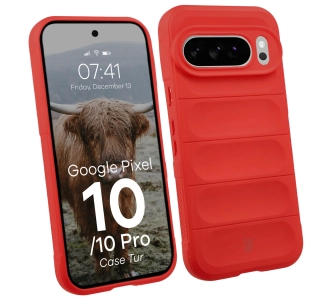 Etui Bizon Pancerne Tur do Google Pixel 10 / 10 Pro Czerwony