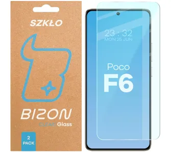 Szkło hartowane Bizon Clear Duo do Xiaomi POCO F6