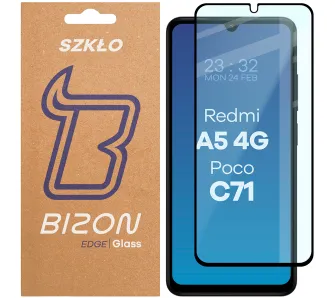 Szkło hartowane Bizon pełne Edge 2 do Xiaomi Redmi A5 4G / Poco C71