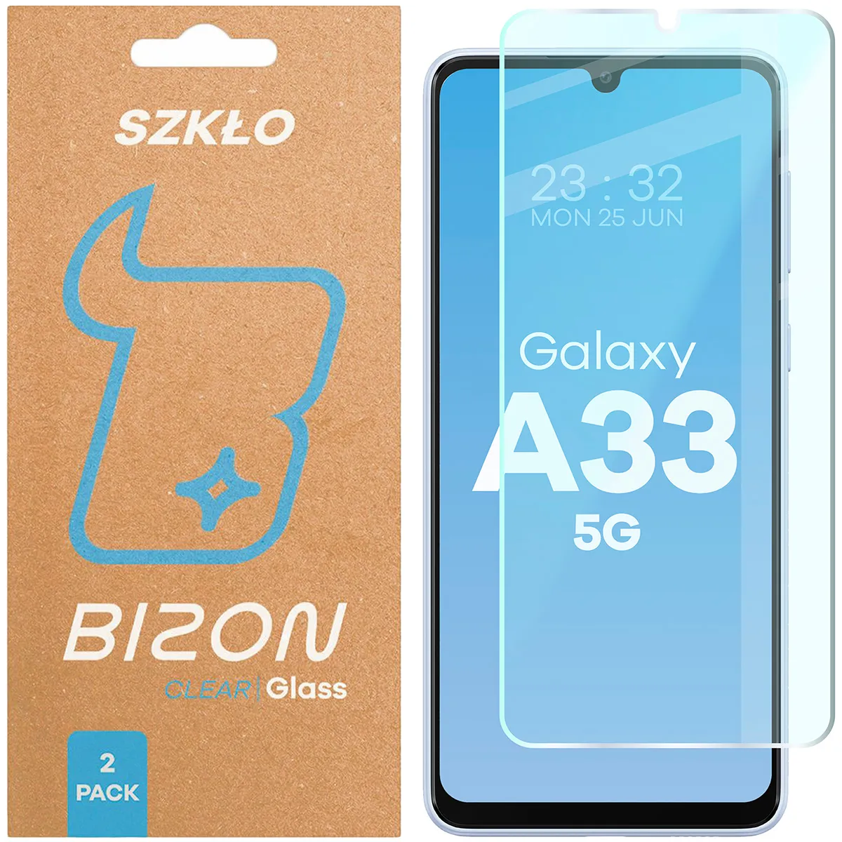 Szkło hartowane Bizon Clear Duo do Samsung Galaxy A33 5G / Samsung Galaxy M35 5G